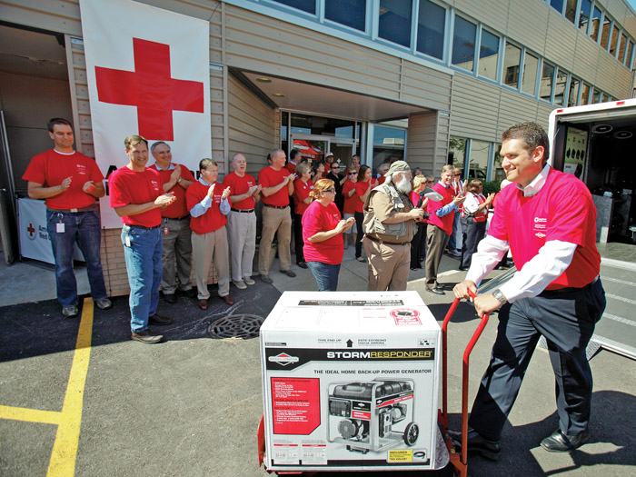 Briggs & Stratton Teams With Red Cross