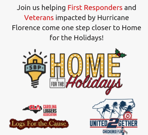 NC Groups Partner With “Home For The Holidays” To Help First Responders, Vets Affected By Hurricane Florence