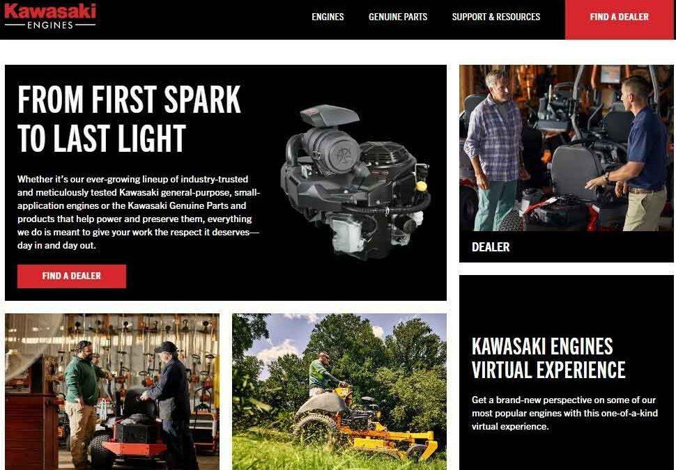 Kawasaki Engines Launches Updated Consumer Website