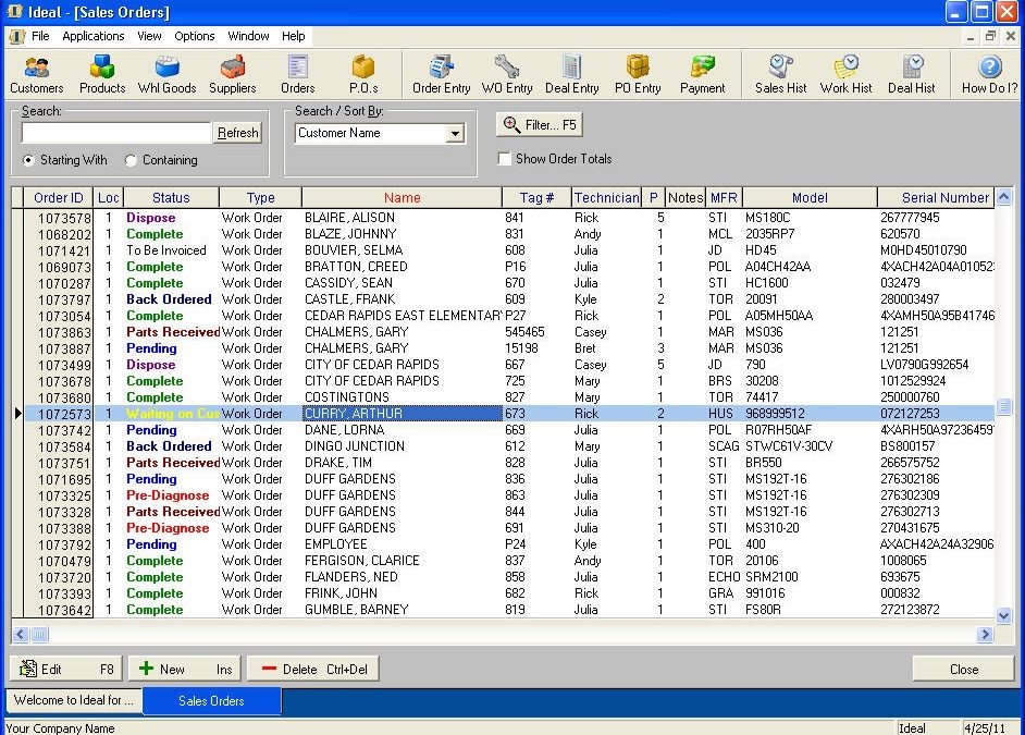 Ideal Computer Systems Streamline Service Process