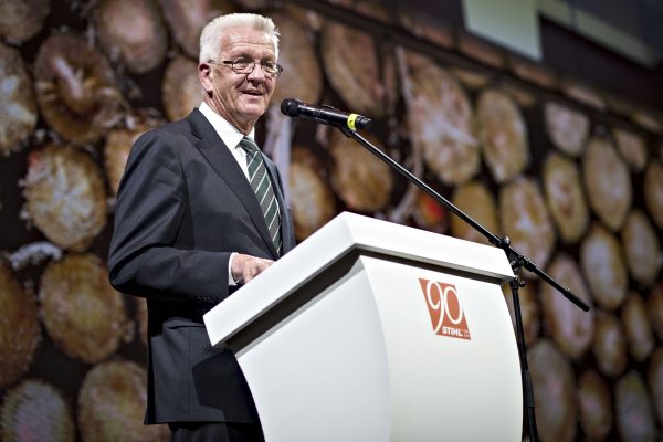Prime Minister Winfried Kretschmann Congratulates Stihl On 90th Anniversary