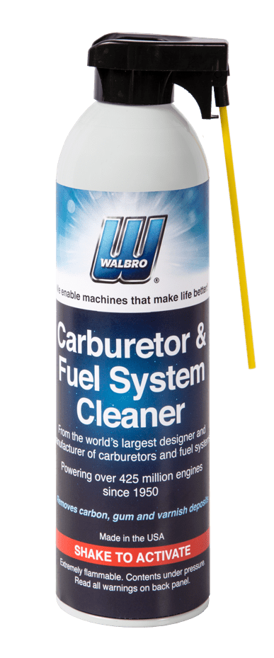 Walbro carburetor and fuel system cleaner