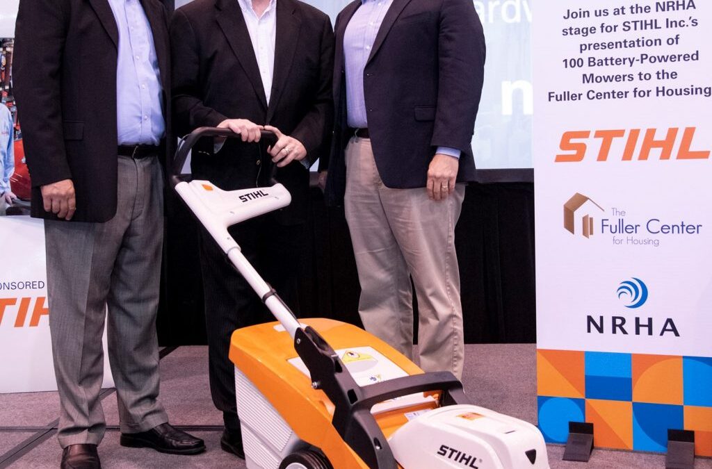 Stihl Donates Battery Equipment to The Fuller Center for Housing