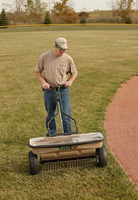 TurfEx TS95 Walk-Behind Drop Spreader